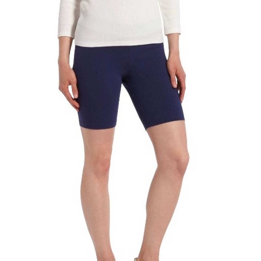 HUE High-Waisted Bike Shorts MEDIUM (313)